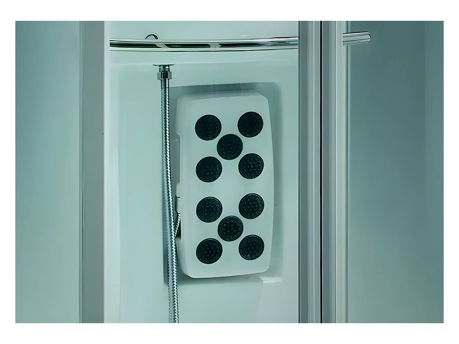 Cabine de douche intégrale - Hammam ARTHEMIS en acrylique renforcé avec 12 jets de massage et pluie tropicale