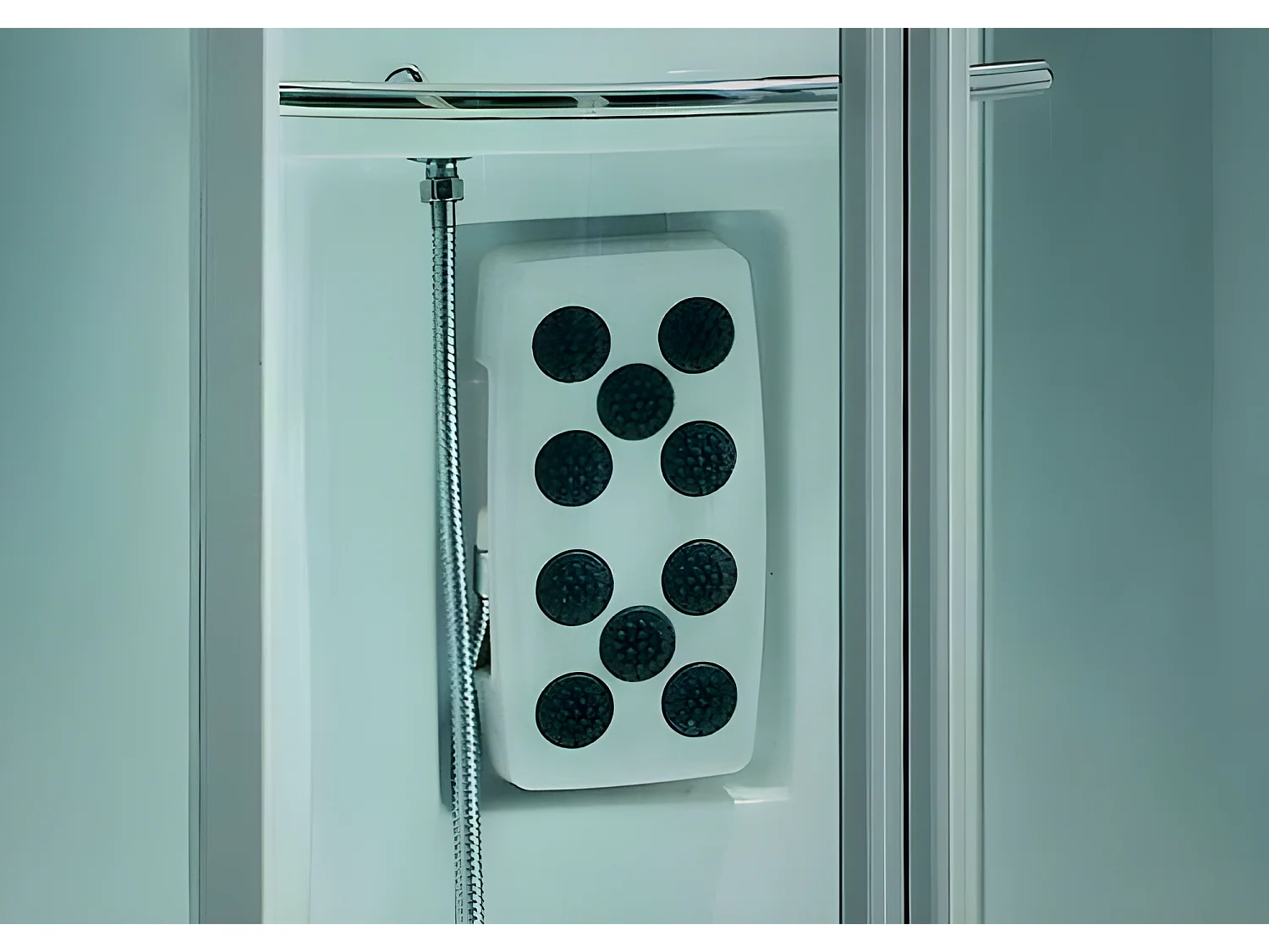 Cabine de douche intégrale - Hammam ARTHEMIS en acrylique renforcé avec 12 jets de massage et pluie tropicale