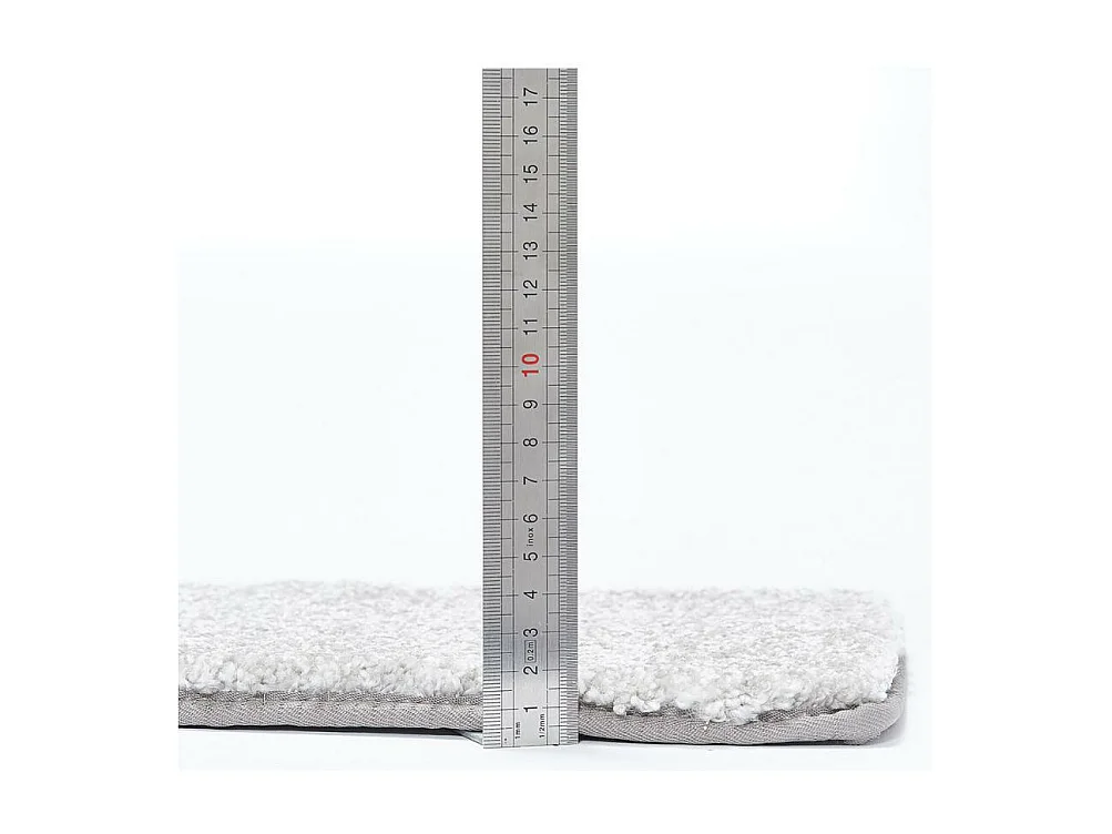 tapis grand salon 400x400 tissé gris carré motif uni EPAISSIA