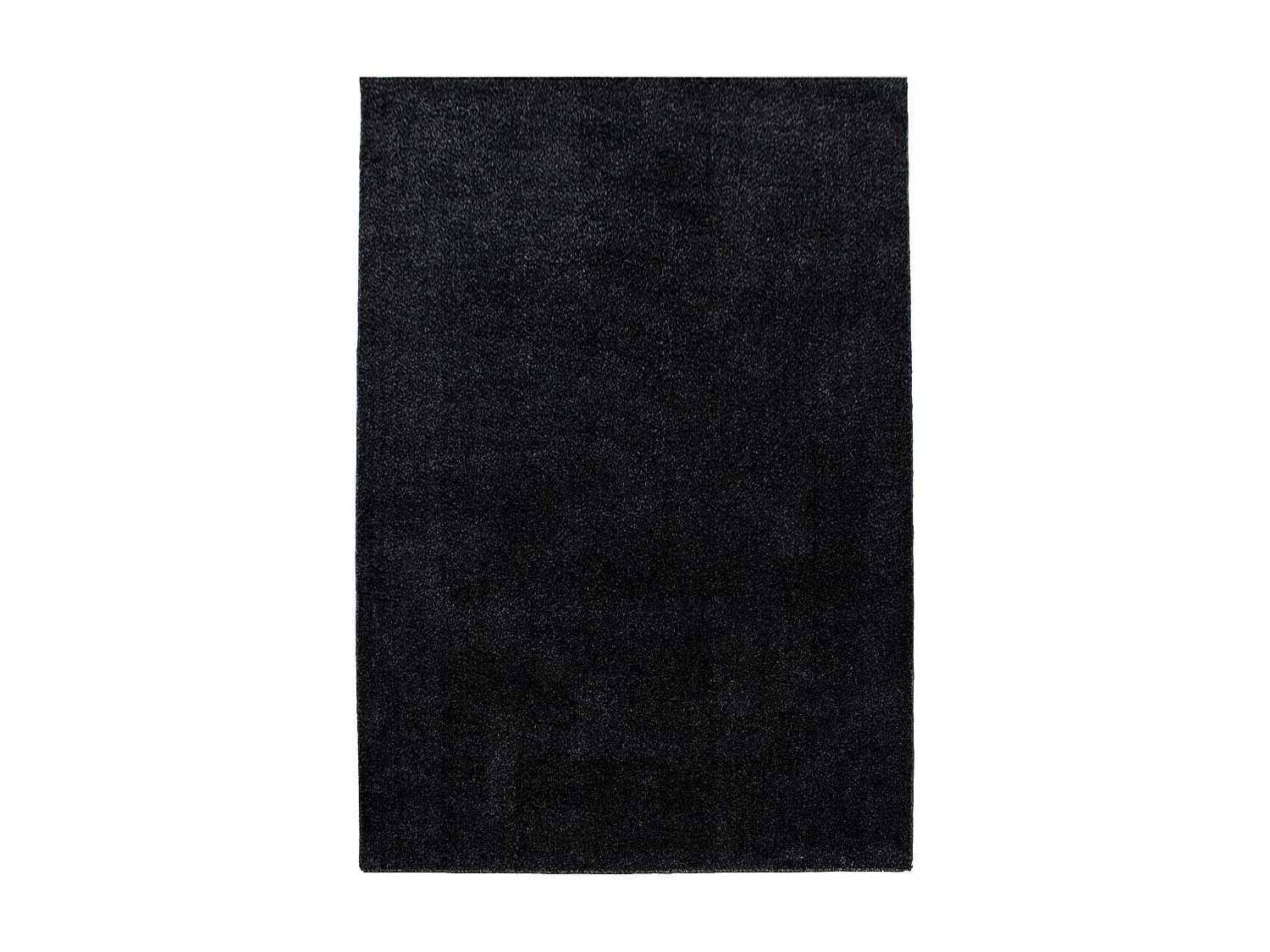 tapis cuisine 80x150 tissé anthracite rectangle motif uni SOULA