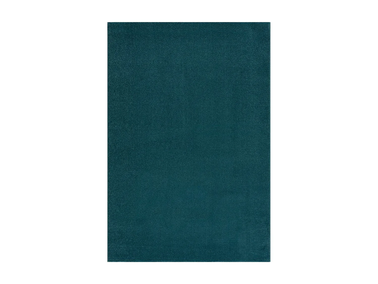 tapis entrée 60x110 tissé bleu foncé rectangle motif uni NOSSA
