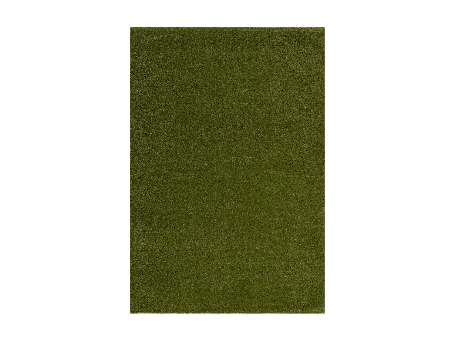 tapis salon 160x230 tissé vert rectangle motif uni NOSSA