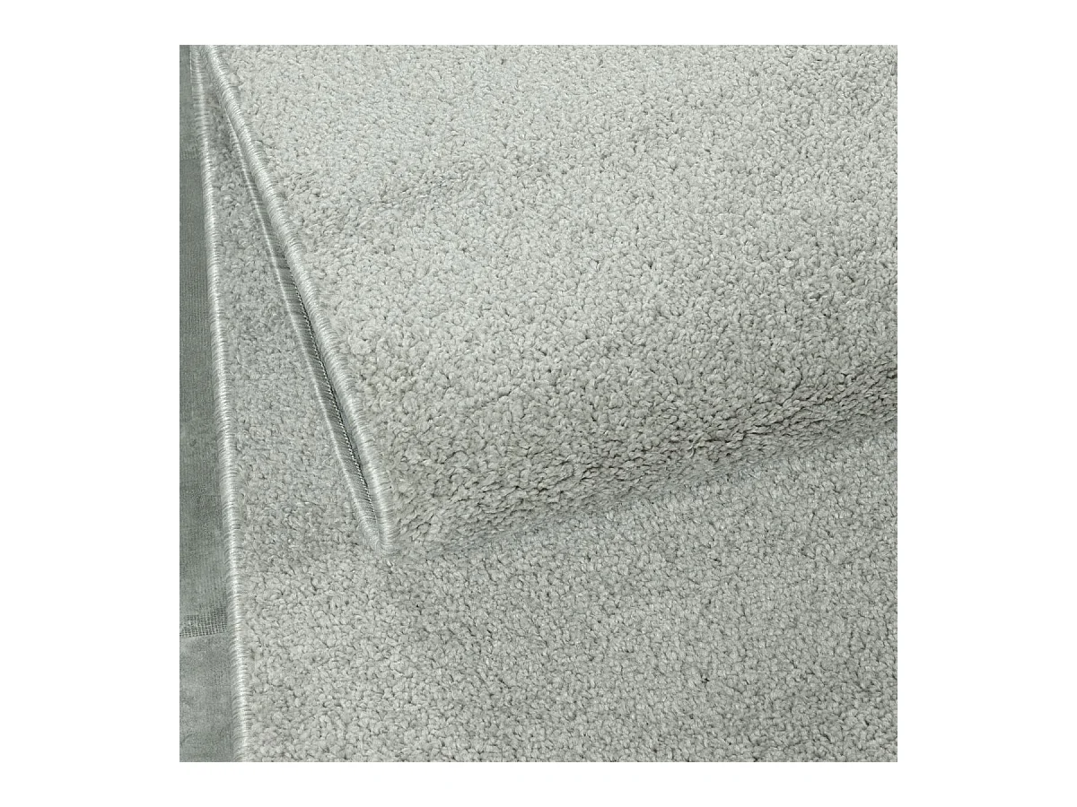 tapis chambre 120x170 tissé crème rectangle motif uni SOULA