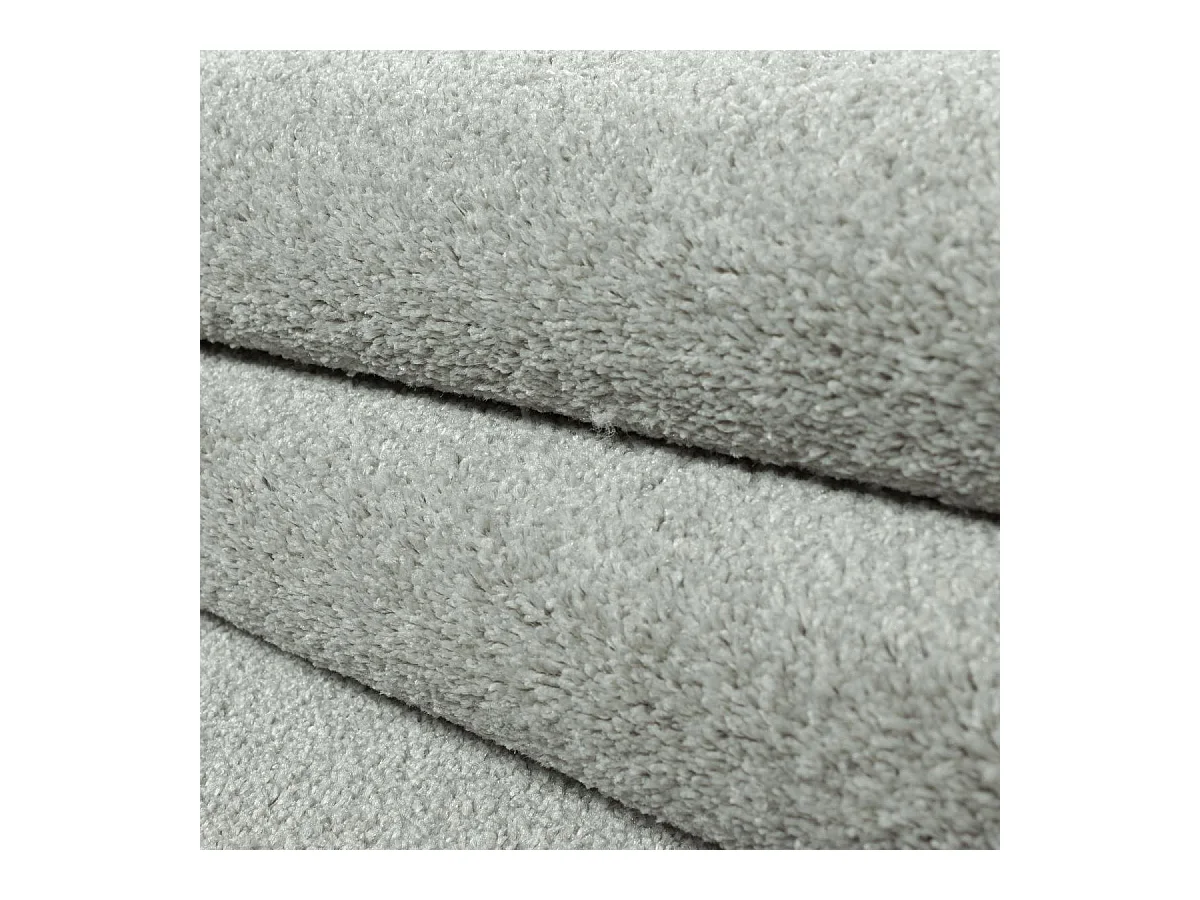 tapis chambre 120x170 tissé crème rectangle motif uni SOULA