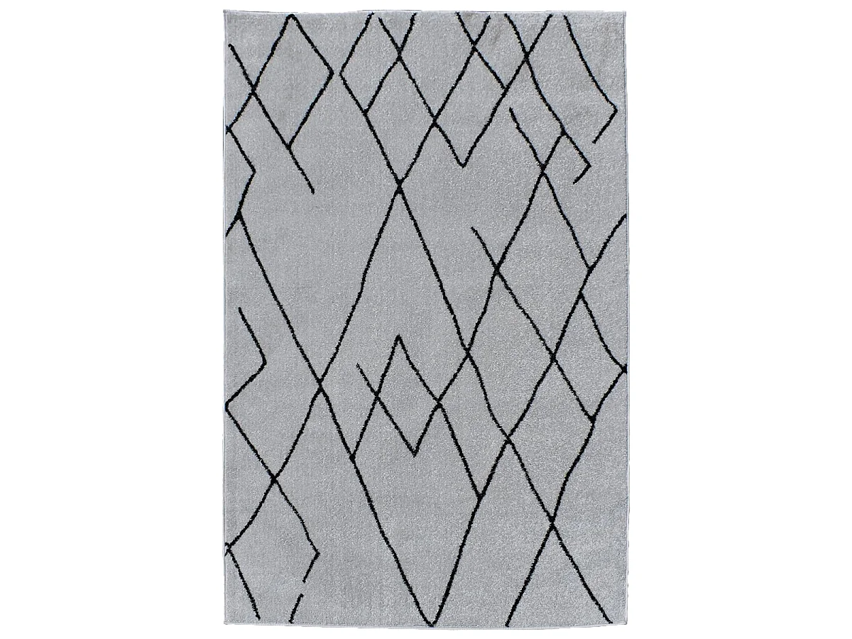 Tappeto berbero 280x370 motivi tribali intrecciati NALADON crema