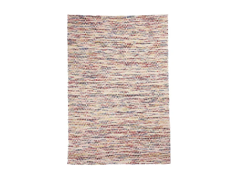 Tapis kilim 160x230 rectangle fait à la main en laine multicolore
