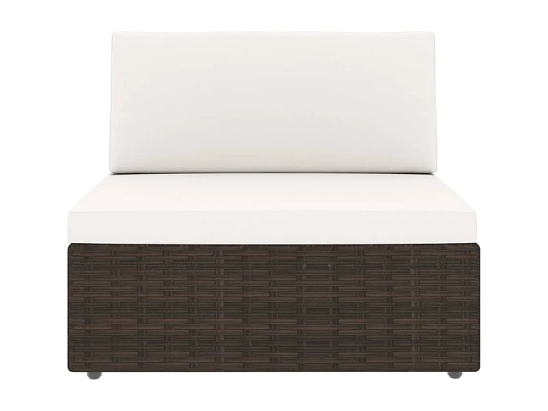 Gartenmöbel 8 Stück Harzgeflecht Braun