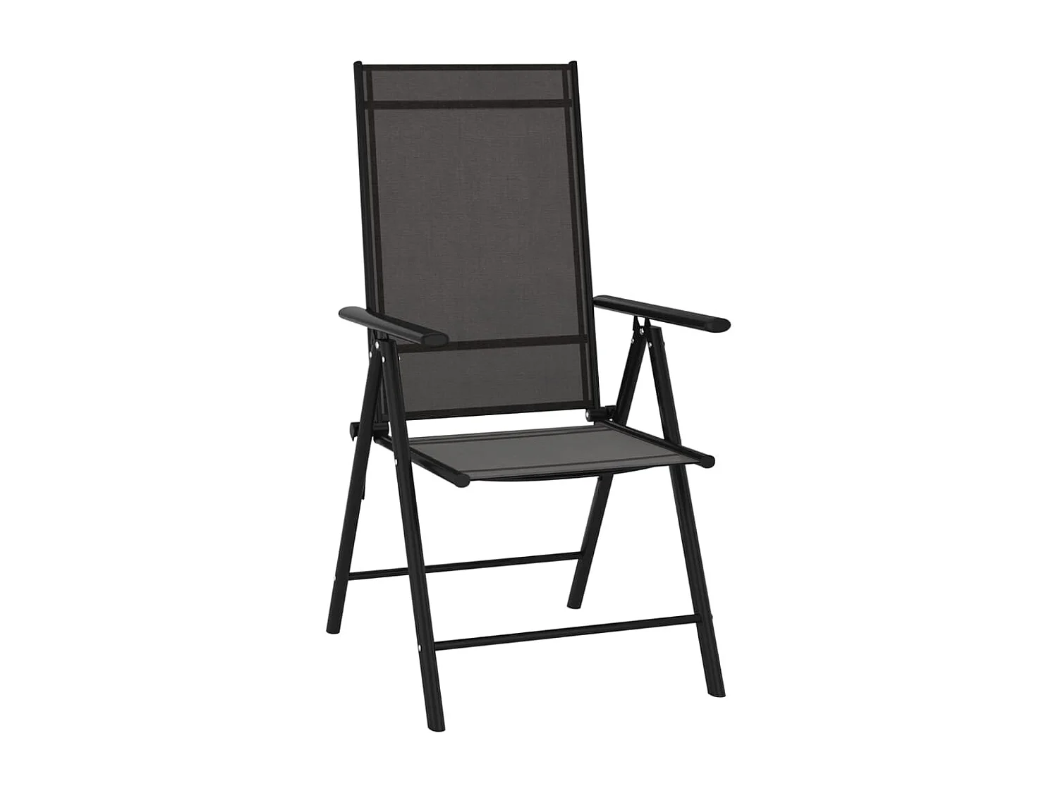 Muebles de jardín 9 piezas Negro y antracita