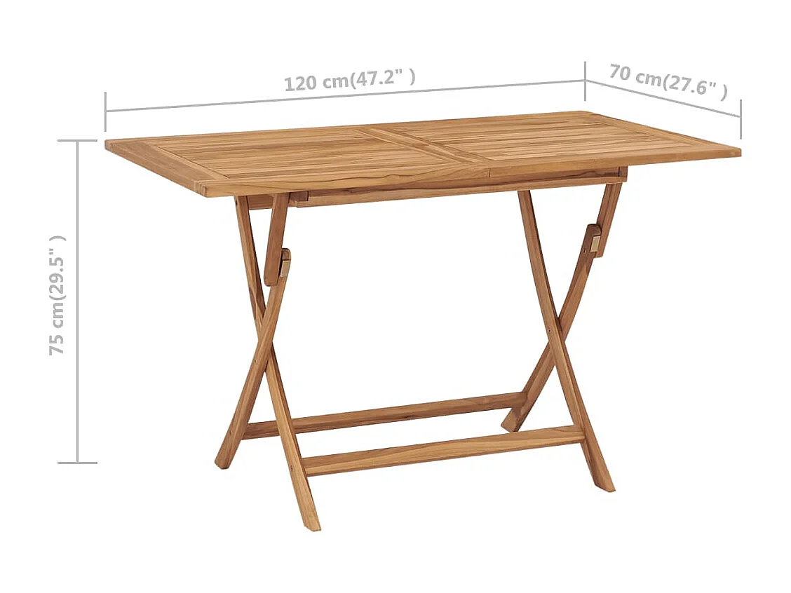 Tuinmeubelen 5 stuks Massief teakhout