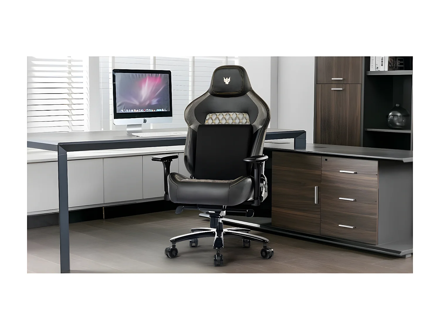 Chaise de jeu 200KG de durabilité, chaise de bureau réglable 200KG