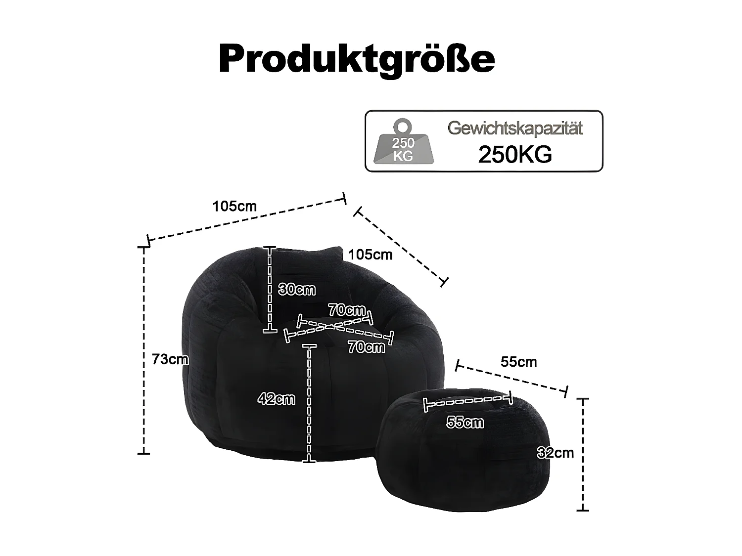 Fauteuil pour adulte, fauteuil de jeu, chaise longue avec pédales pivotantes