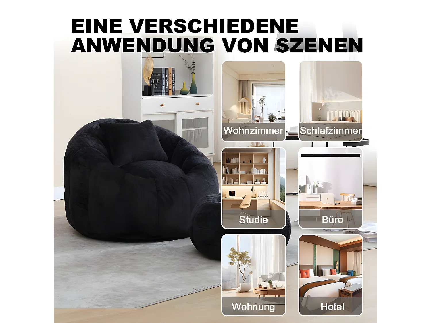 Fauteuil pour adulte, fauteuil de jeu, chaise longue avec pédales pivotantes