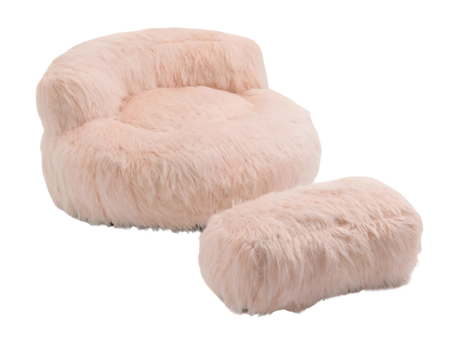 Comfortabele en zachte fauteuil met voetensteun voor volwassenen