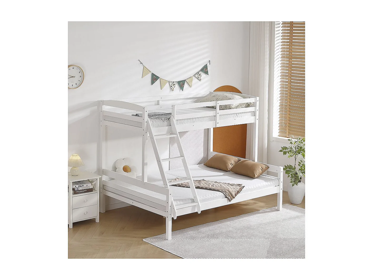 Kinderstapelbed "Léa" - Wit