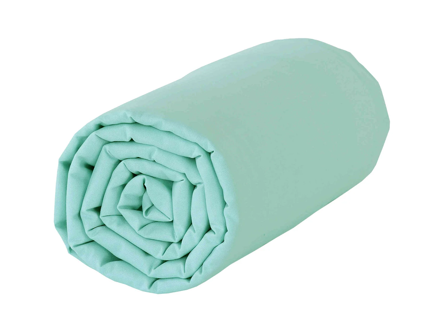 Drap housse bébé 100% coton bio 60x120 turquoise