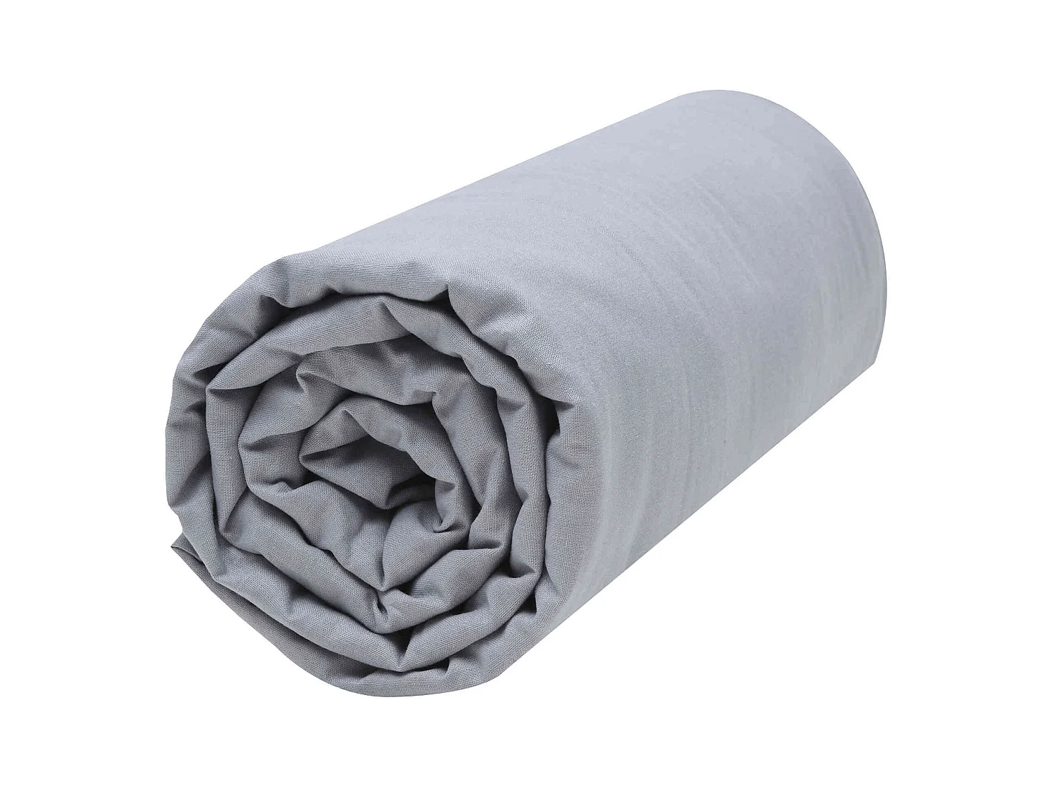 Drap housse bébé 100% coton bio 60x120 gris foncé