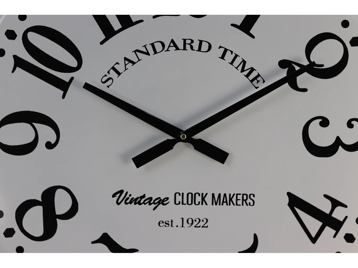 Roman - Horloge murale - fer - blanc - 62 x 5 x 62 cm