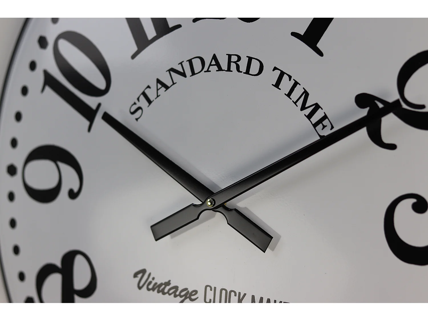 Roman - Horloge murale - fer - blanc - 62 x 5 x 62 cm