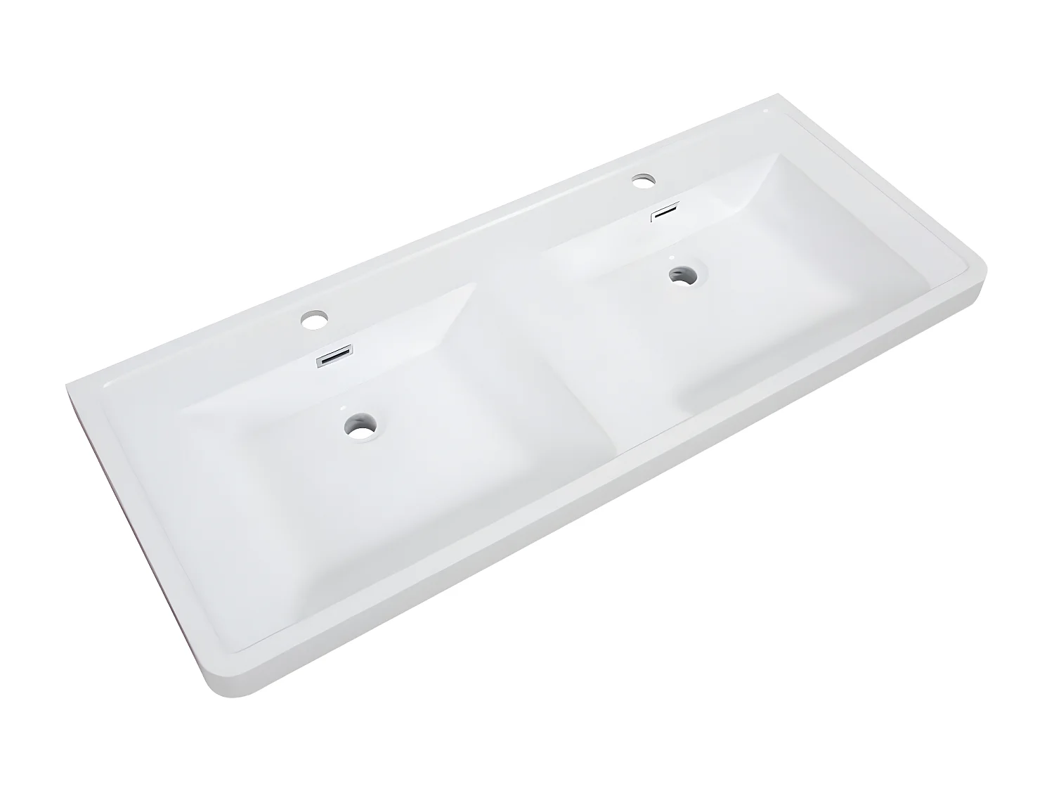 Ensemble de meubles de salle de bain lavabo de 120 cm avec armoire (sans robinet ni bonde)