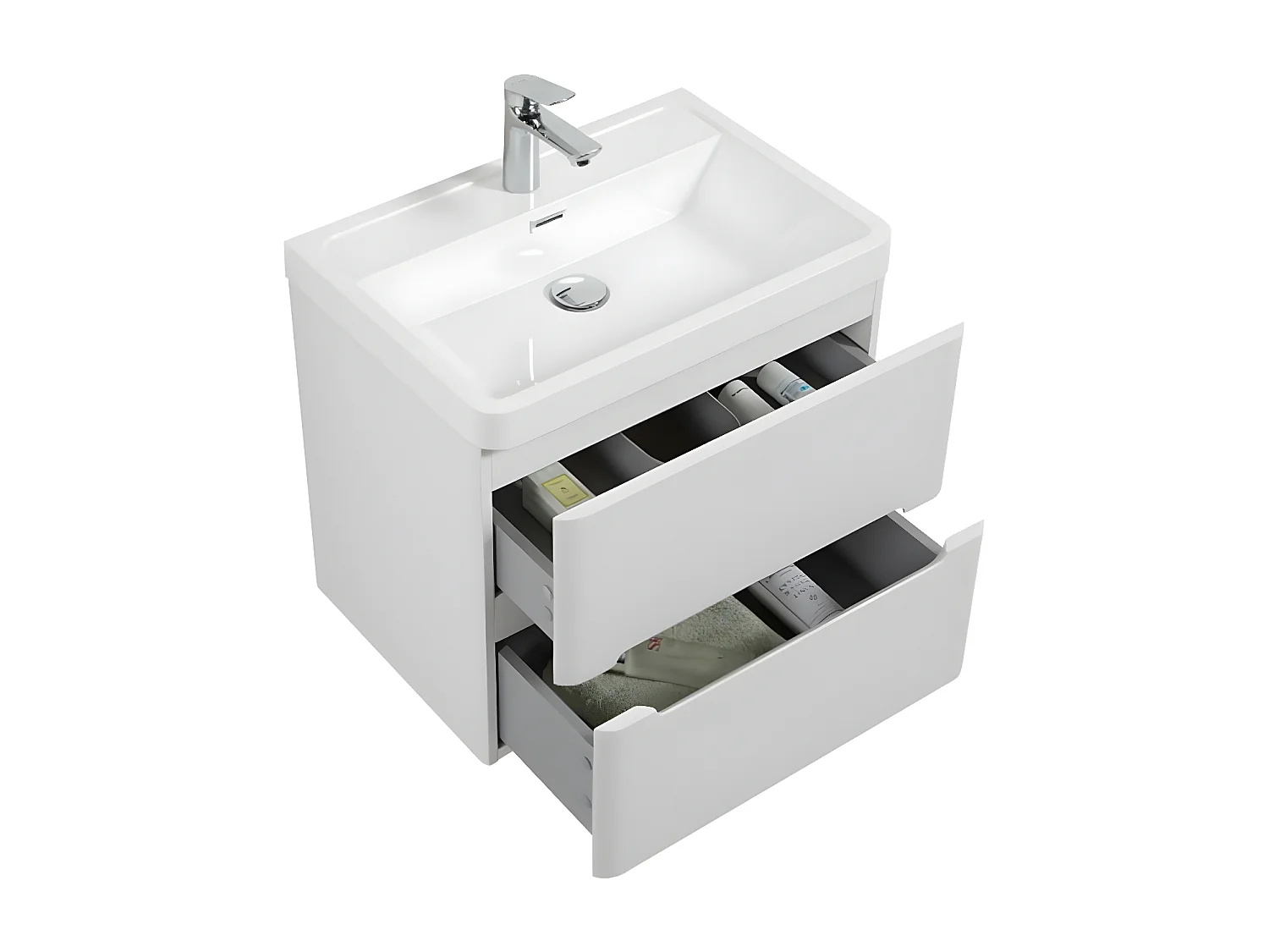 Ensemble de meubles de salle de bain 60 cm - (sans robinet ni bonde)