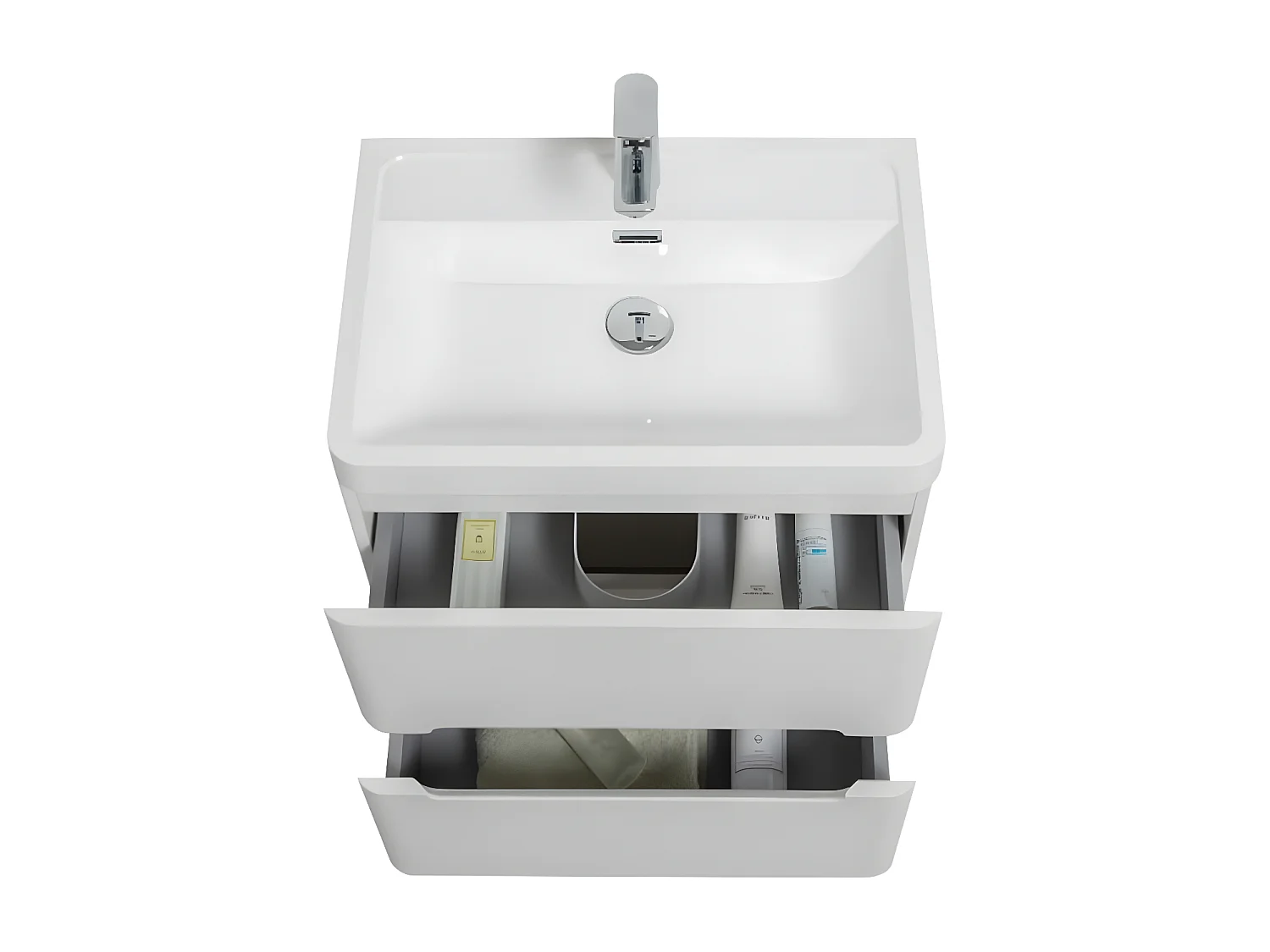 Ensemble de meubles de salle de bain 60 cm - (sans robinet ni bonde)