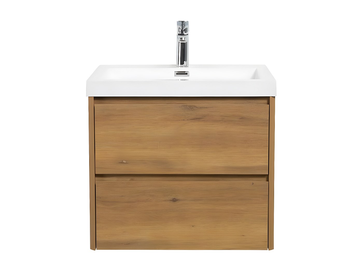 Ensemble de meubles de salle de bain 60 cm gris avec lavabo et armoire