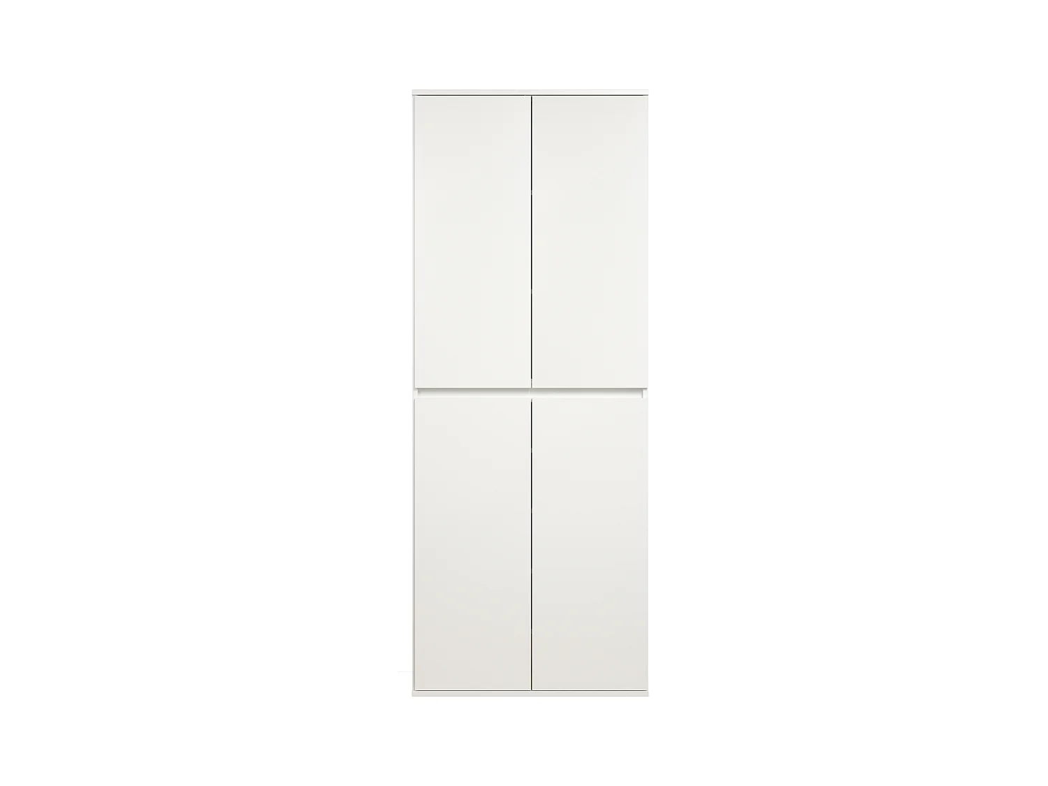 Armoire - Mélaminé - Blanc - 74 - 191 - 34 cm