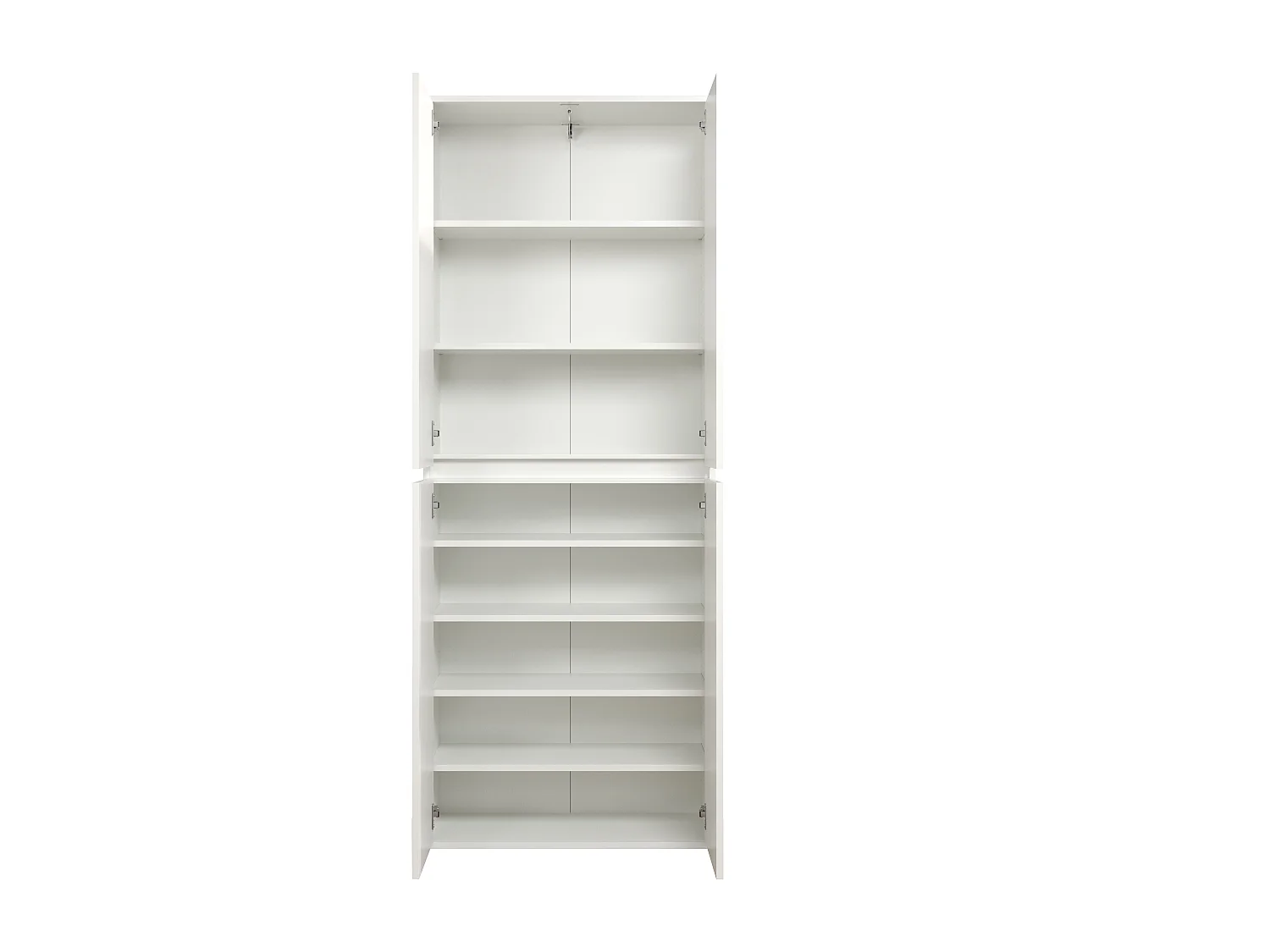 Armoire - Mélaminé - Blanc - 74 - 191 - 34 cm