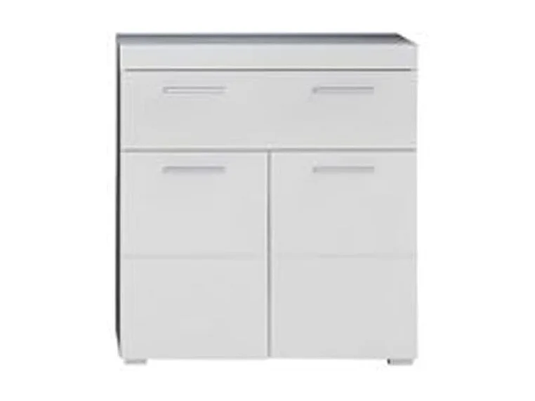 Trendteam Armadietto da Pavimento Bagno Amanda Bianco