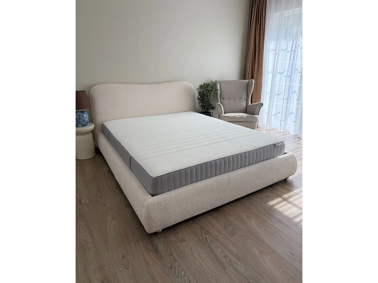 Materac termoelastyczny FANCY Twardy 160 x 200 cm