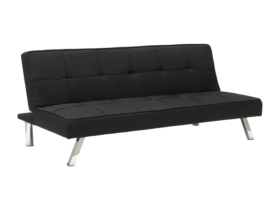 Divano letto convertibile a 3 posti clic clac moderno robusto Mandorlo