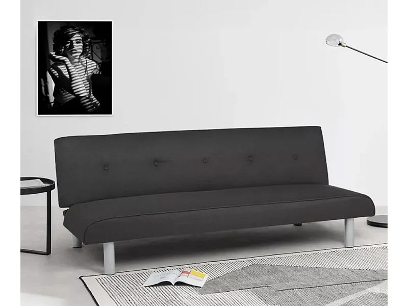 Divano letto 3 posti convertibile in tessuto XL Agrifoglio