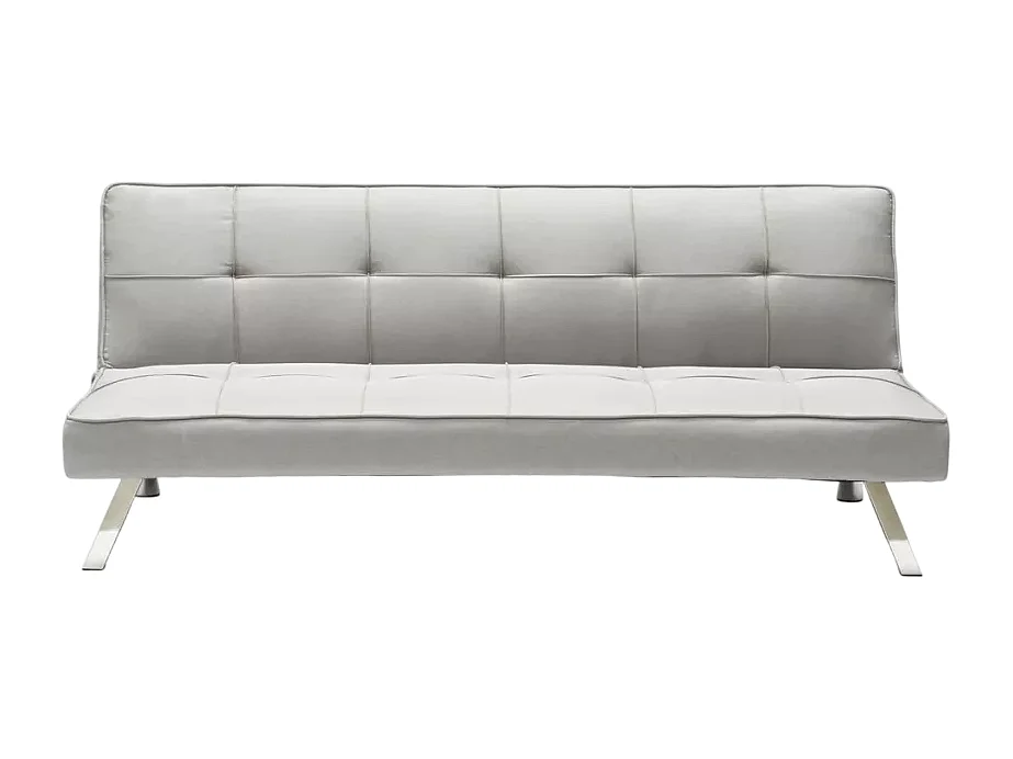 Divano letto convertibile a 3 posti clic clac moderno robusto Mandorlo