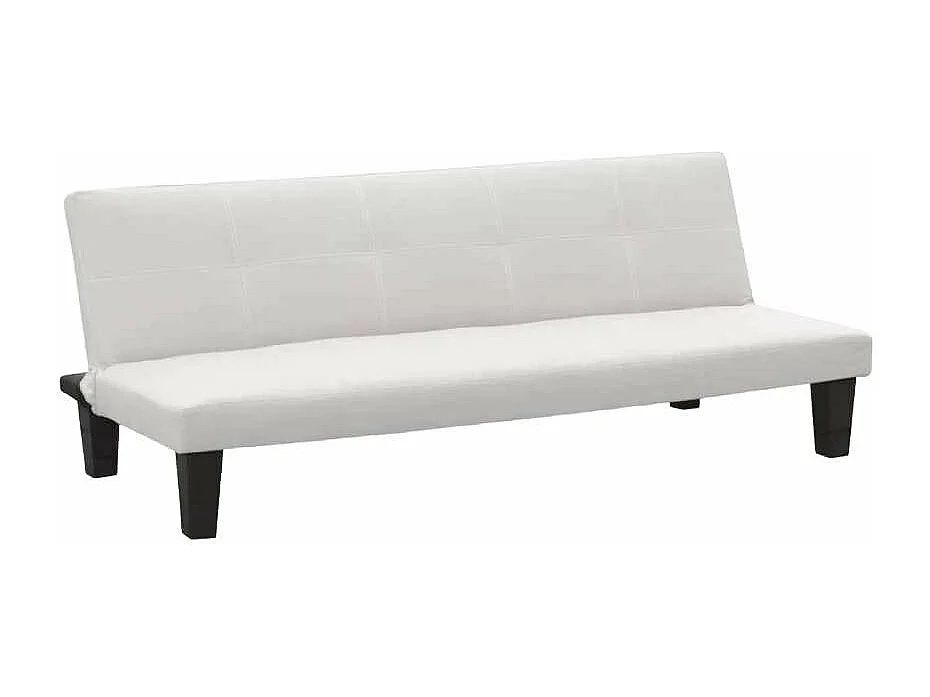 Divano 3 posti in similpelle convertibile moderno Quercia