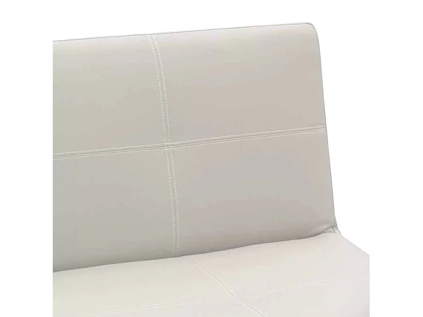 Divano 3 posti in similpelle convertibile moderno Quercia