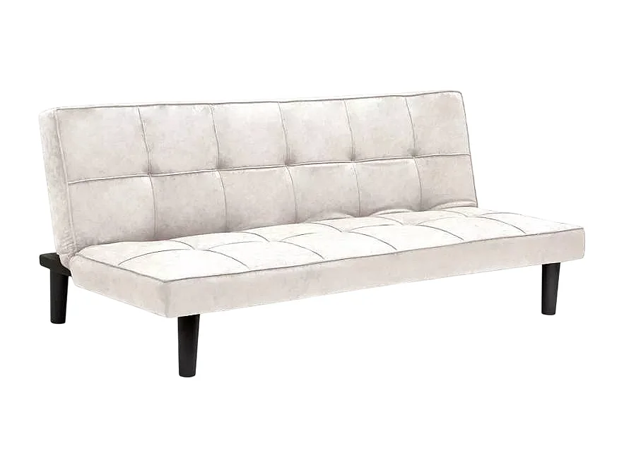 Sofá Cama Diseño En Tejido 2 Plazas para casa y oficina Giada - Blanco