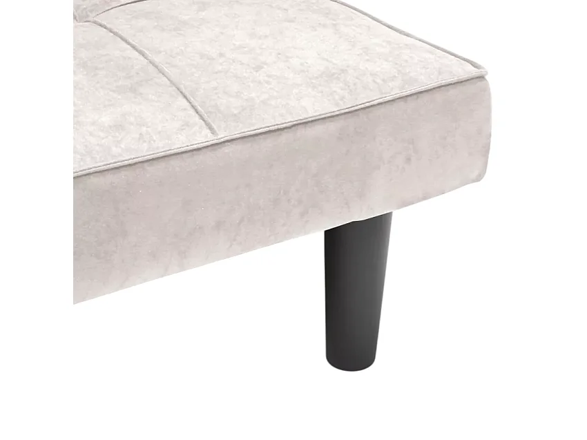 Sofá Cama Diseño En Tejido 2 Plazas para casa y oficina Giada - Blanco