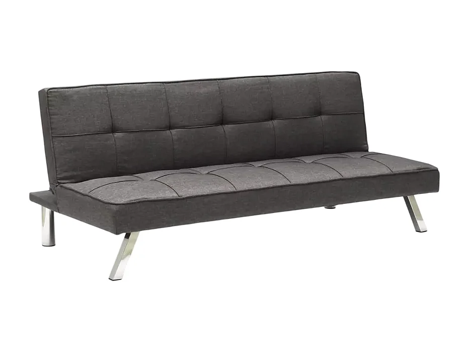 Divano letto convertibile a 3 posti clic clac moderno robusto Mandorlo