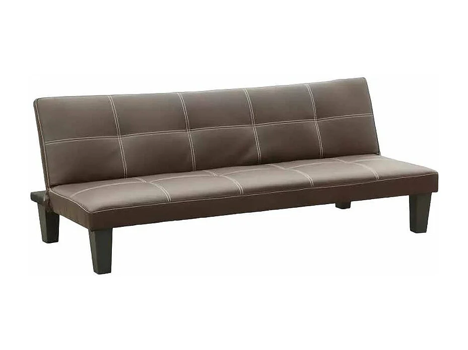 Divano 3 posti in similpelle convertibile moderno Quercia