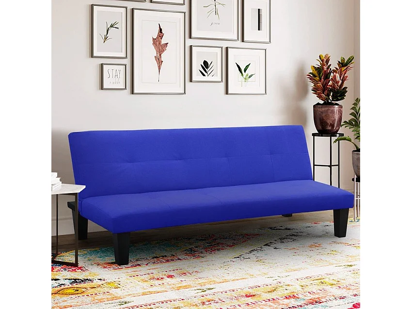 Divano letto convertibile a 3 posti clic clac design moderno Prugno