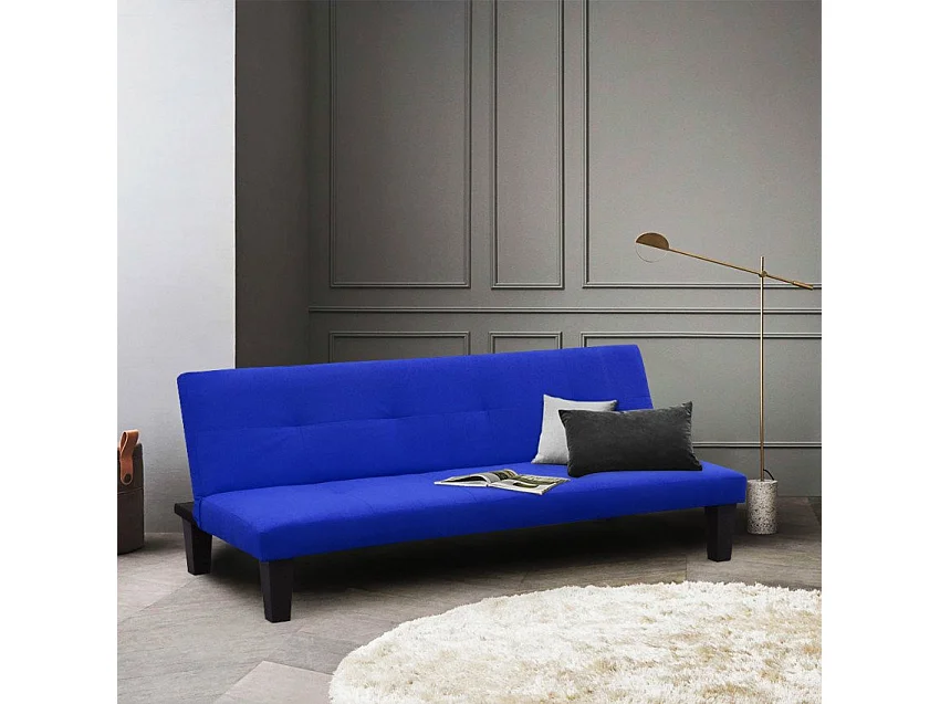 Divano letto convertibile a 3 posti clic clac design moderno Prugno