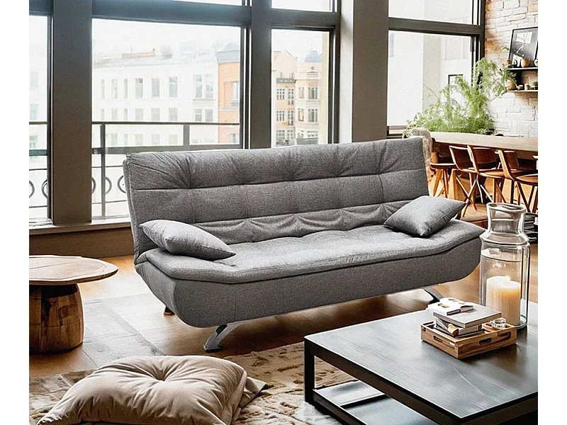 Divano 2 posti clic-clac in microfibra di design moderno Cipresso