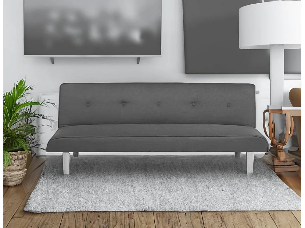 Divano letto 3 posti convertibile in tessuto XL Agrifoglio