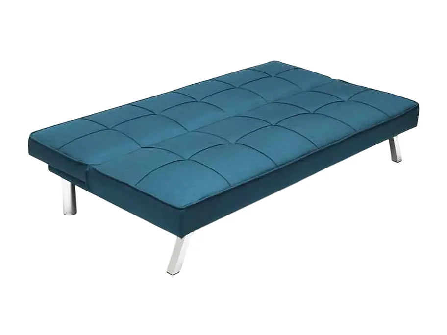 Divano letto convertibile a 3 posti clic clac moderno robusto Mandorlo