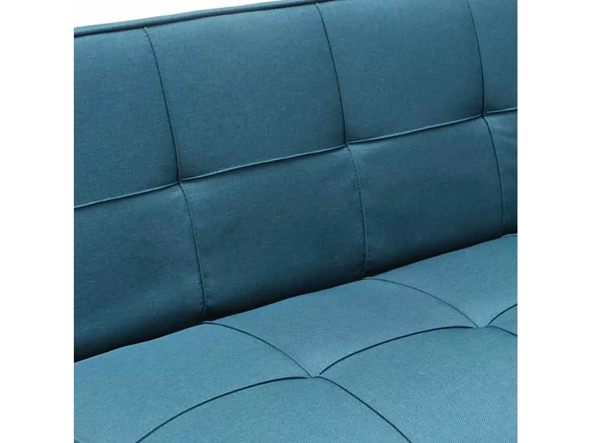 Divano letto convertibile a 3 posti clic clac moderno robusto Mandorlo