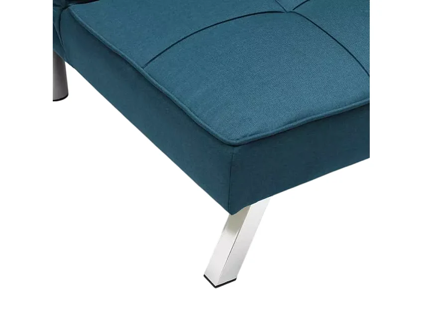 Divano letto convertibile a 3 posti clic clac moderno robusto Mandorlo