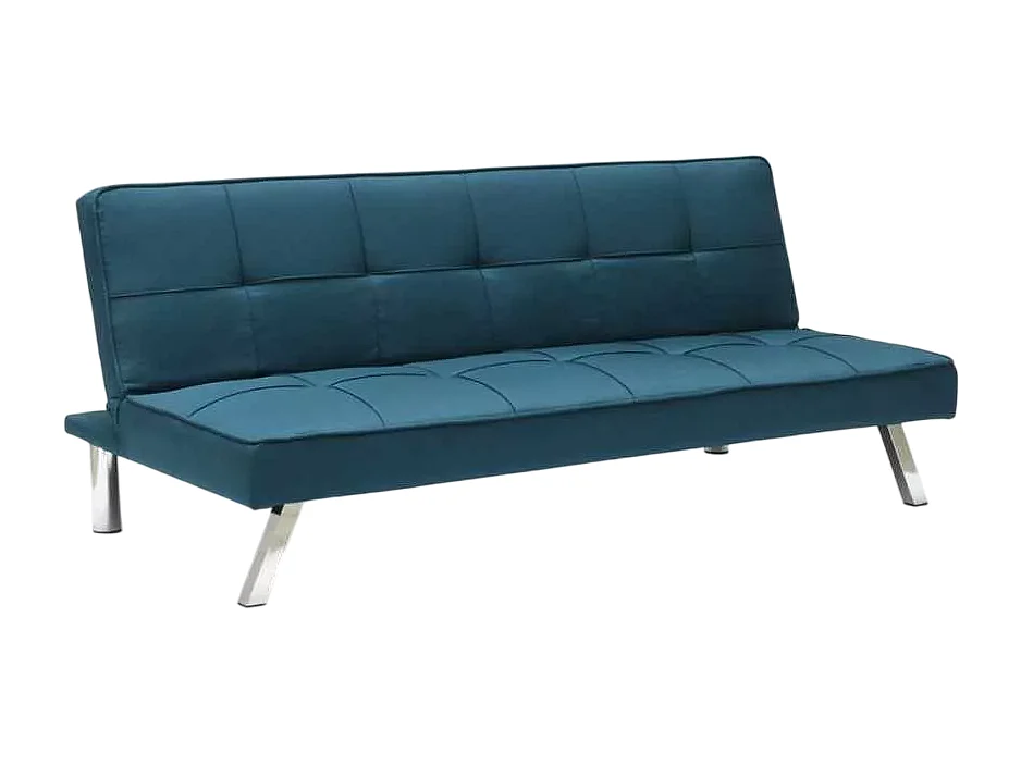 Divano letto convertibile a 3 posti clic clac moderno robusto Mandorlo