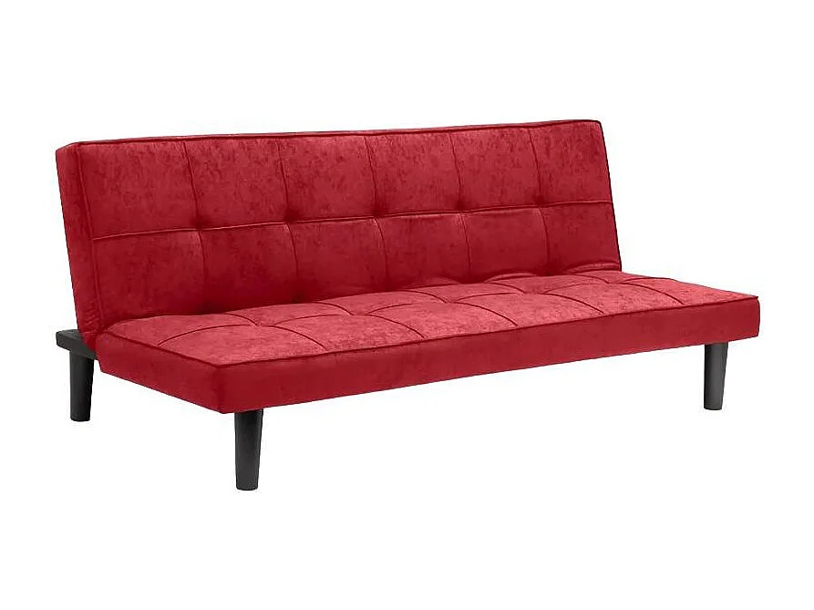 Divano letto clic-clac 3 posti in tessuto moderno e chic Pesco