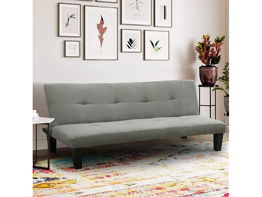 Divano letto convertibile a 3 posti clic clac design moderno Prugno