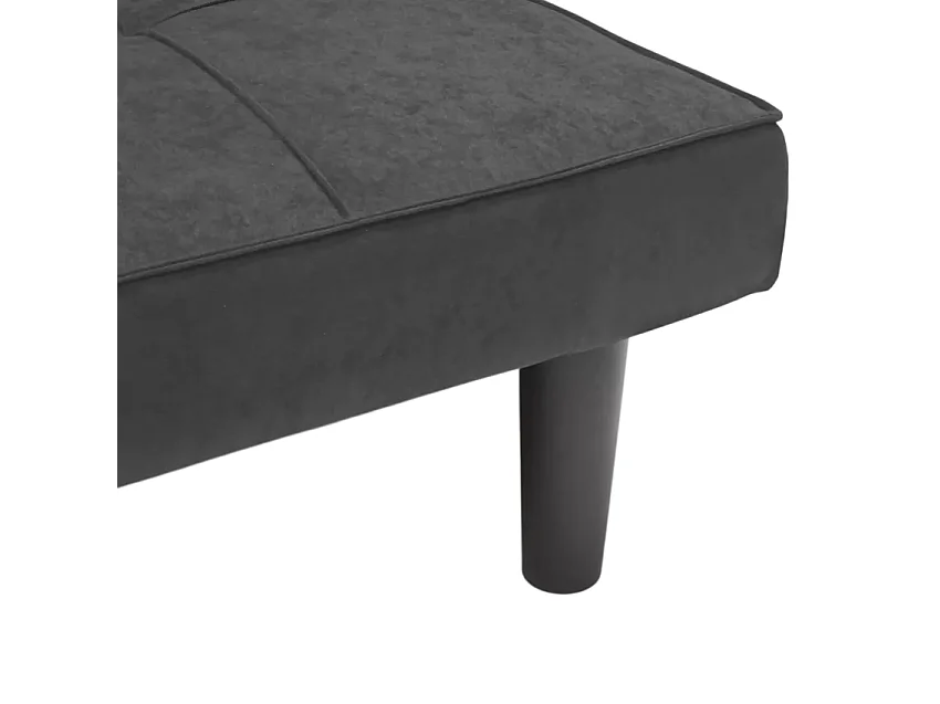 Giada 2-Sitzer Stoff Design Sofa Bett für Haus und Büro - Grau